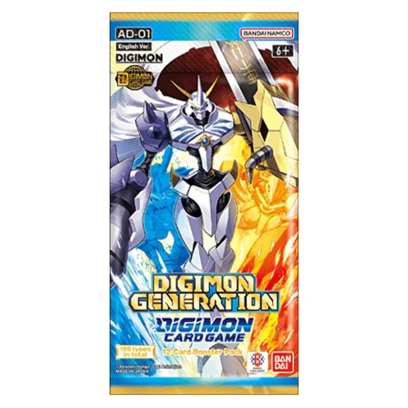 Digimon Card Game: AD01 Digimon Generation Booster Display