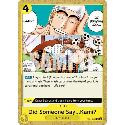 OPCG [EB01-060 C] Did Someone Say...Kami?