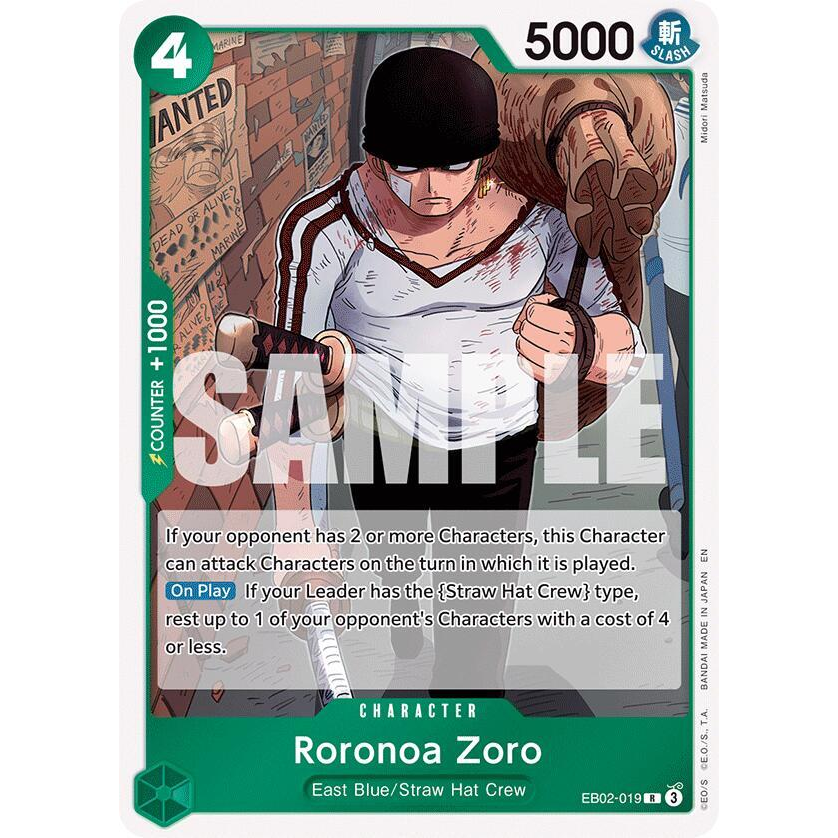 OPCG [EB02-019 R] Roronoa Zoro