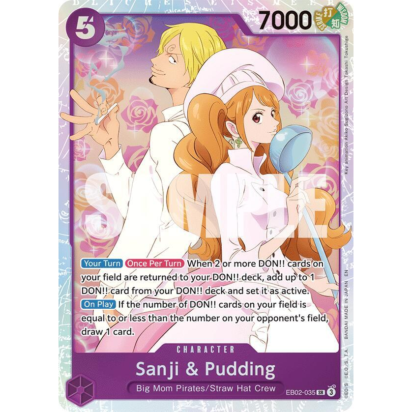 OPCG [EB02-035 SR] Sanji & Pudding