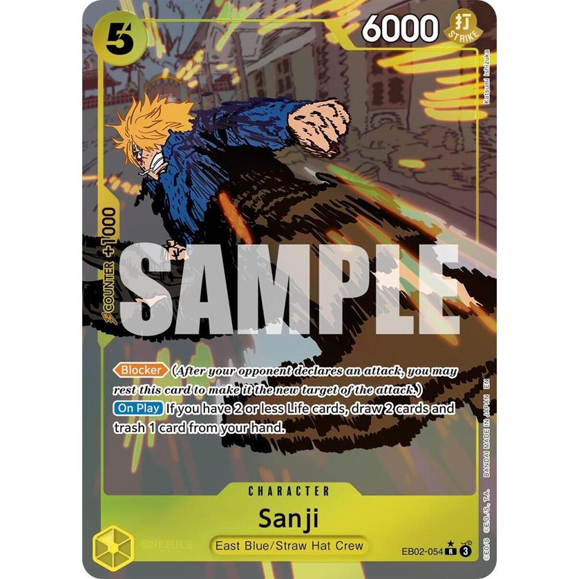 OPCG [EB02-054 R] Sanji (Alternate Art)