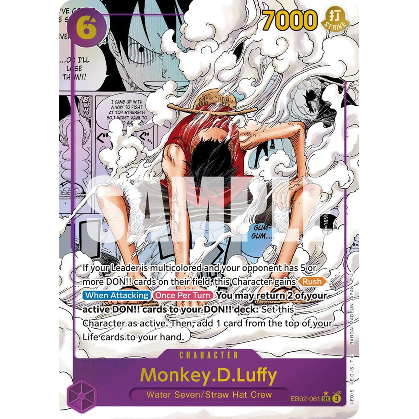 OPCG [EB02-061 SEC] Monkey.D.Luffy (Manga)