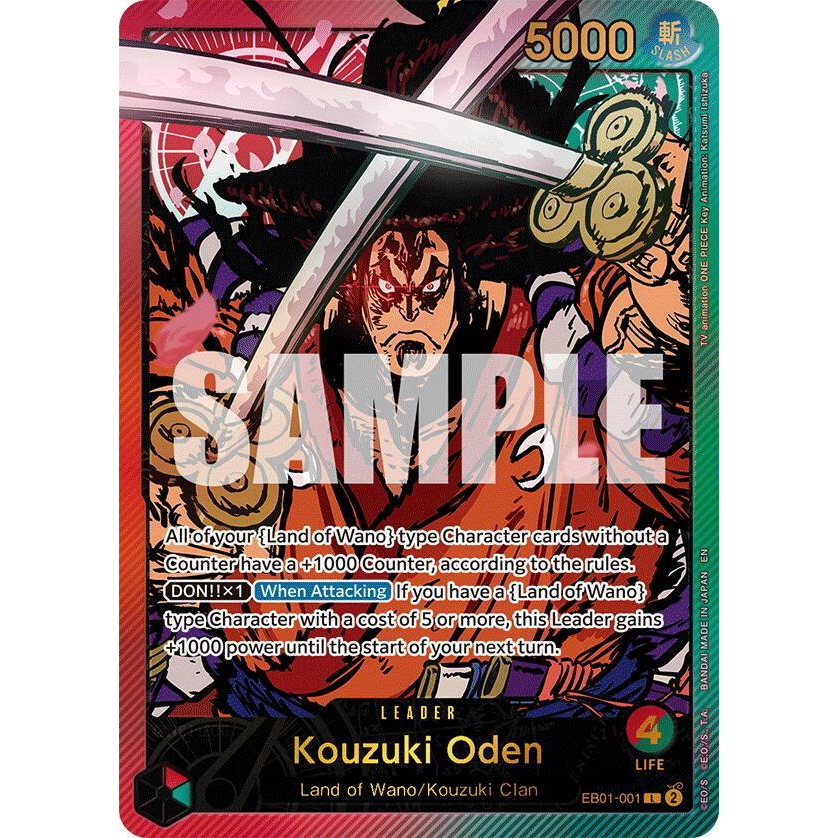 OPCG [EB02-EB01-001 L] Kouzuki Oden (SPR)