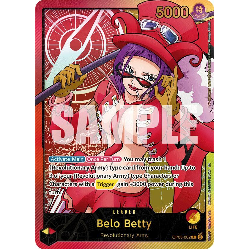 OPCG [EB02-OP05-002 L] Belo Betty (SPR)