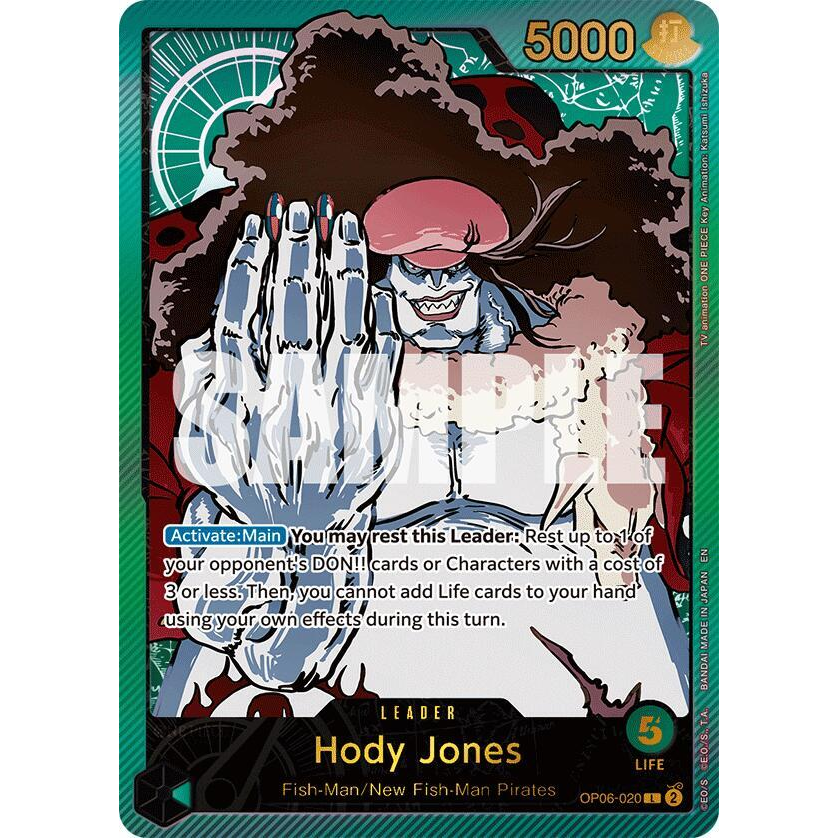 OPCG [EB02-OP06-020 L] Hody Jones (SPR)