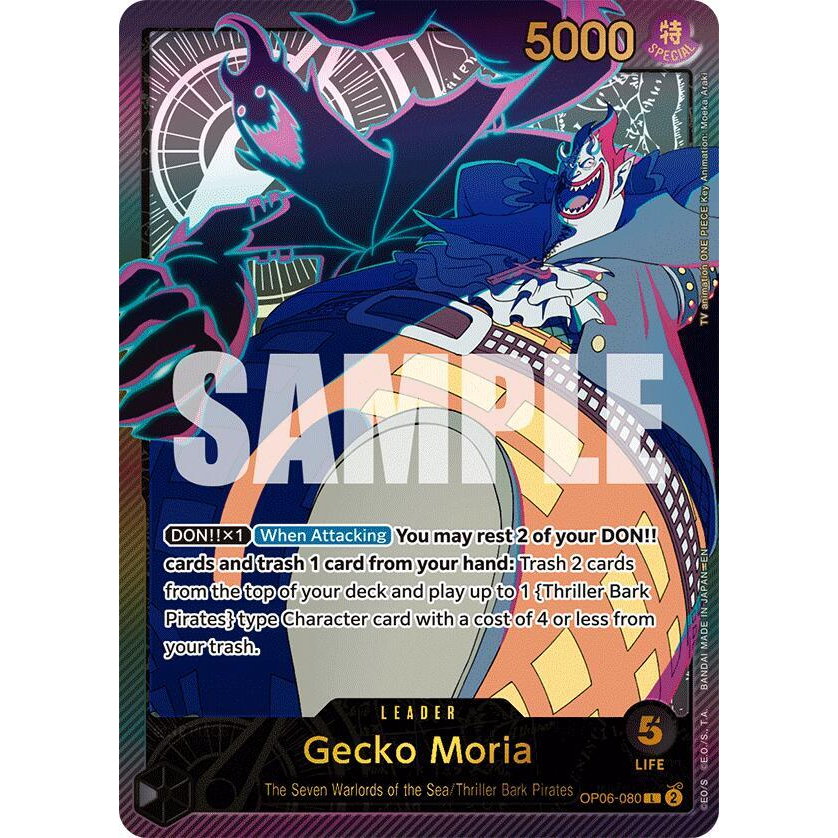 OPCG [EB02-OP06-080 L] Gecko Moria (SPR)