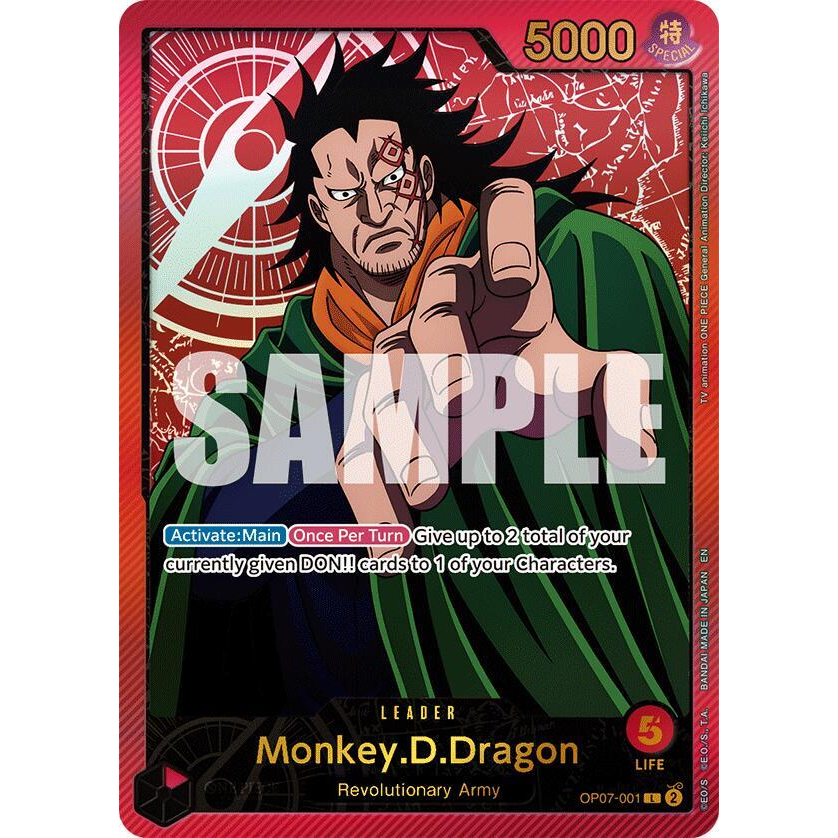OPCG [EB02-OP07-001 L] Monkey.D.Dragon (SPR)