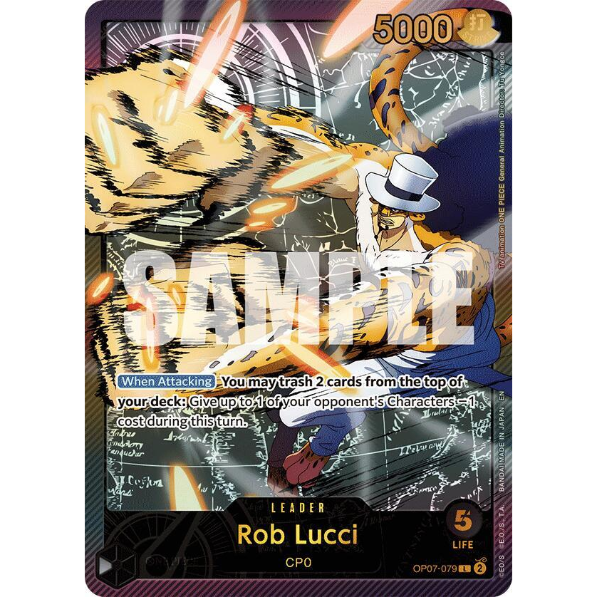 OPCG [EB02-OP07-079 L] Rob Lucci (SPR)