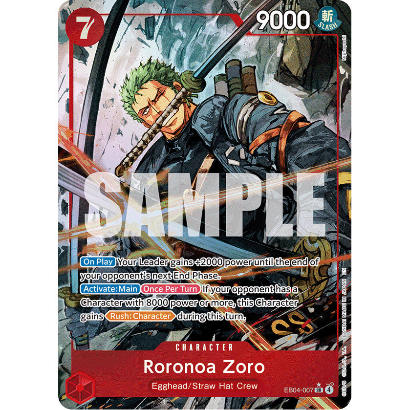 OPCG [EB04-007 SR] Roronoa Zoro (Alternate Art)