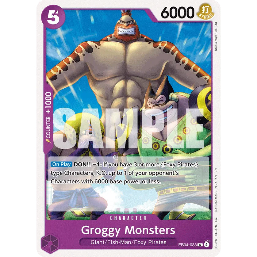 OPCG [EB04-033 C] Groggy Monsters
