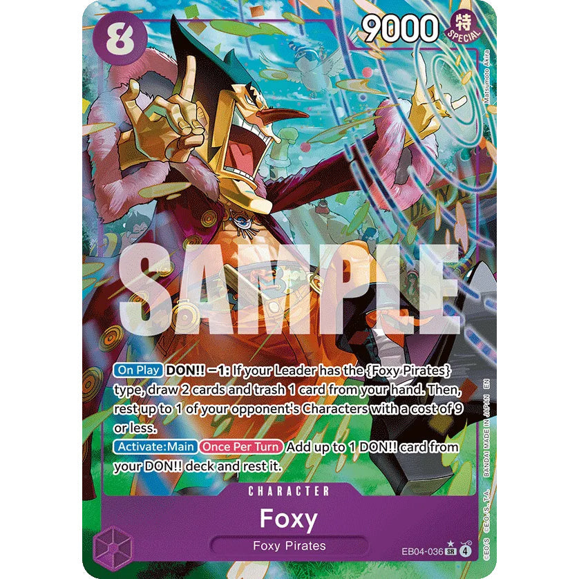 OPCG [EB04-036 SR] Foxy (Alternate Art)