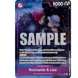 OPCG [EB04-038 SR] Rosinante & Law (Alternate Art)