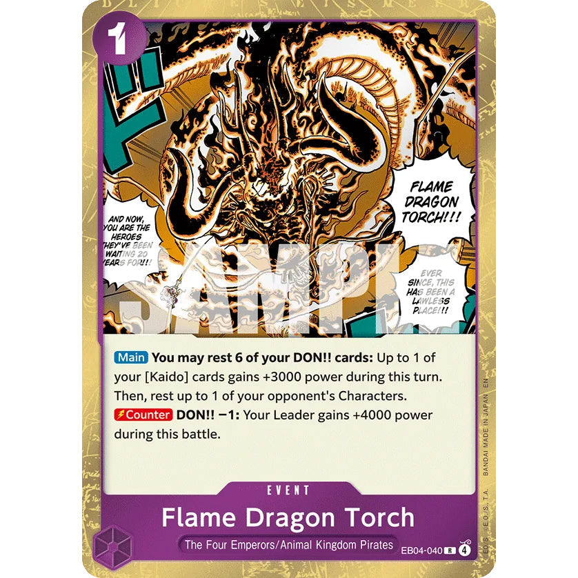 OPCG [EB04-040 R] Flame Dragon Torch