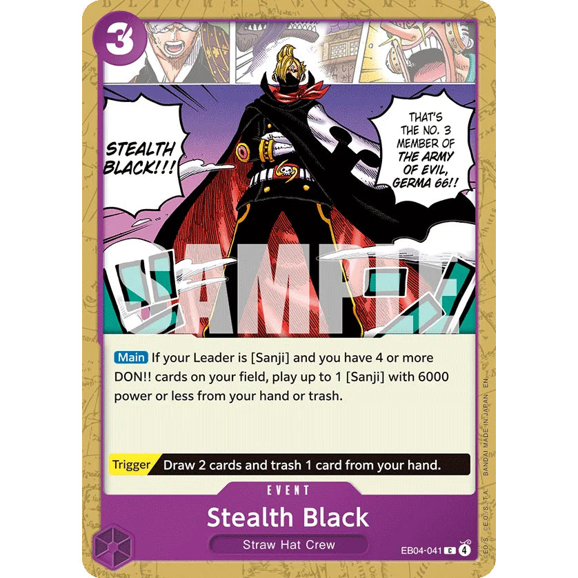 OPCG [EB04-041 C] Stealth Black