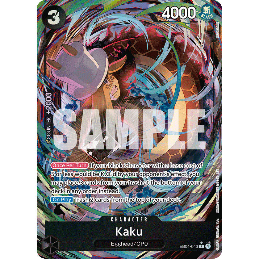 OPCG [EB04-043 R] Kaku (Alternate Art)