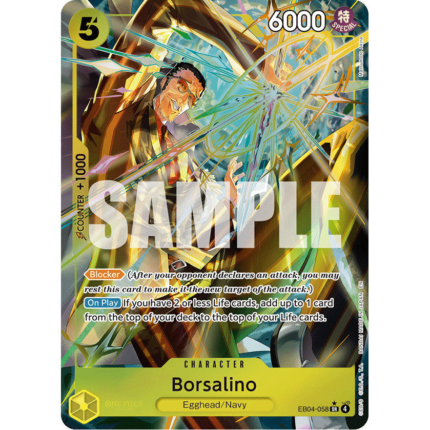 OPCG [EB04-058 SR] Borsalino (Alternate Art)