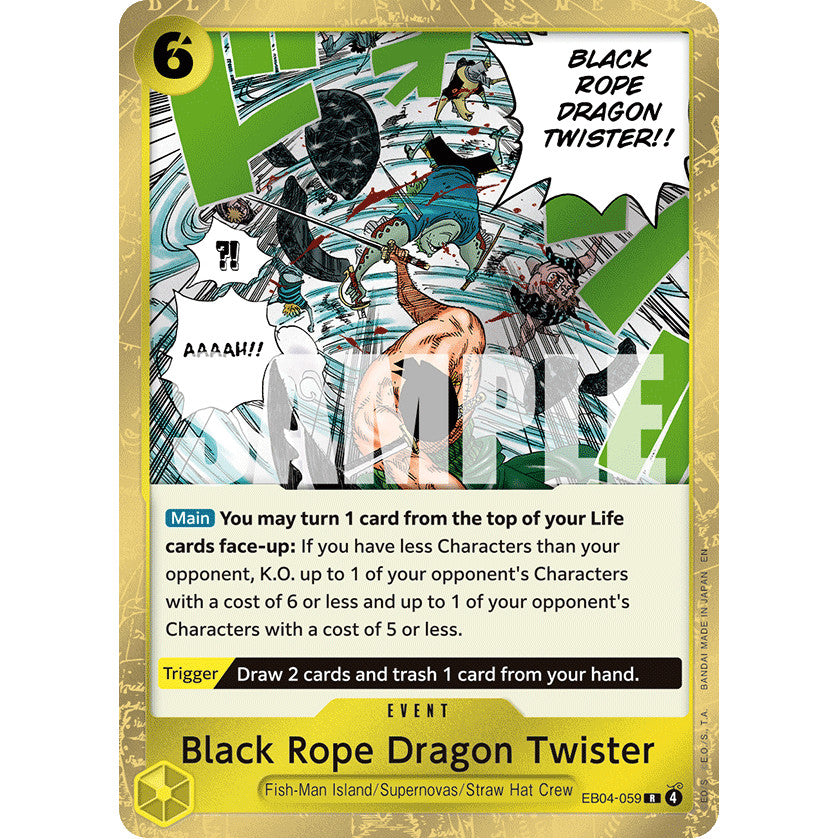 OPCG [EB04-059 R] Black Rope Dragon Twister
