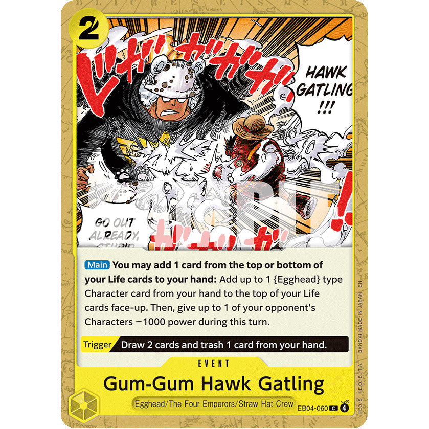 OPCG [EB04-060 C] Gum-Gum Hawk Gatling