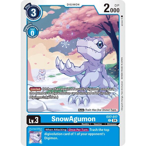 DCG [EX7-017 C] SnowAgumon