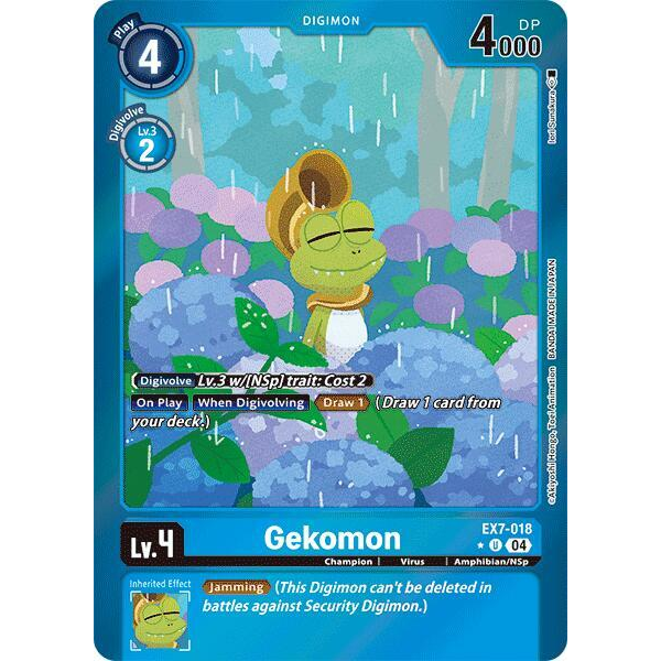 DCG [EX7-018 U] Gekomon