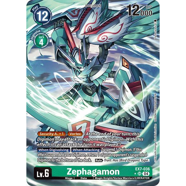 DCG [EX7-036 SR] Zephagamon (Alternate Art)