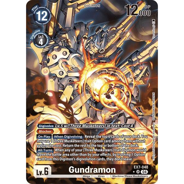 DCG [EX7-048 SR] Gundramon (Alternate Art)