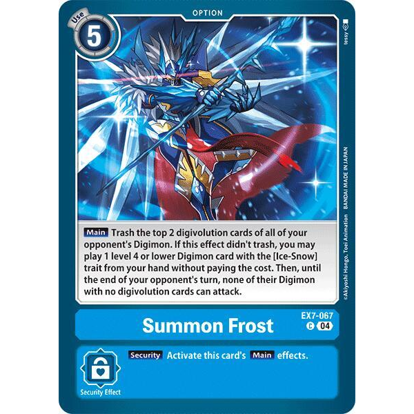 DCG [EX7-067 C] Summon Frost