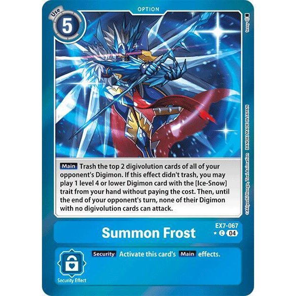 DCG [EX7-067 C] Summon Frost