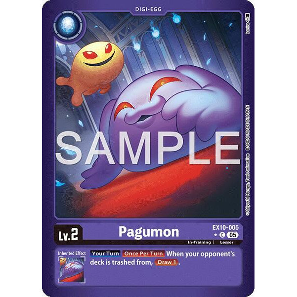 DCG [EX10-005 C] Pagumon (Limited Foil)