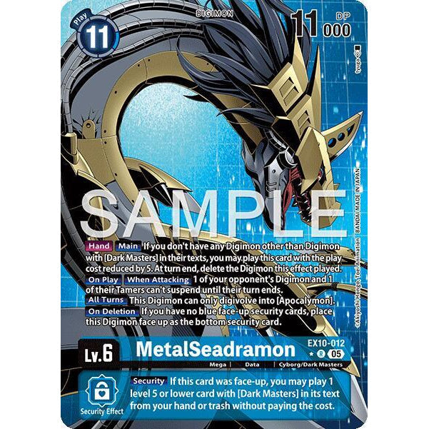 DCG [EX10-012 R] MetalSeadramon (Alternate Art)
