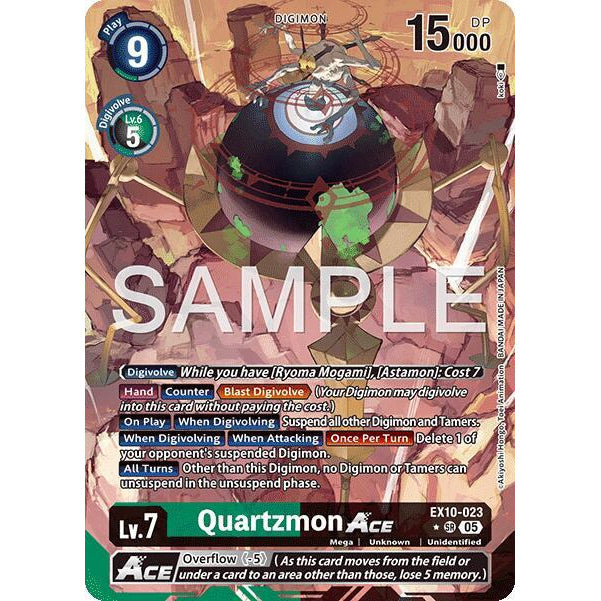 DCG [EX10-023 SR] Quartzmon ACE (Alternate Art)