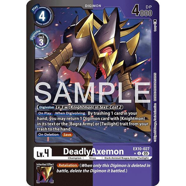 DCG [EX10-027 U] DeadlyAxemon (Limited Foil)