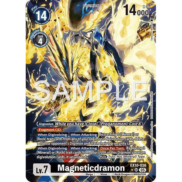 DCG [EX10-036 SR] Magneticdramon (Alternate Art)