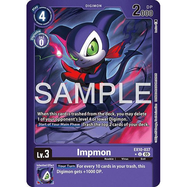 DCG [EX10-037 U] Impmon (Limited Foil)