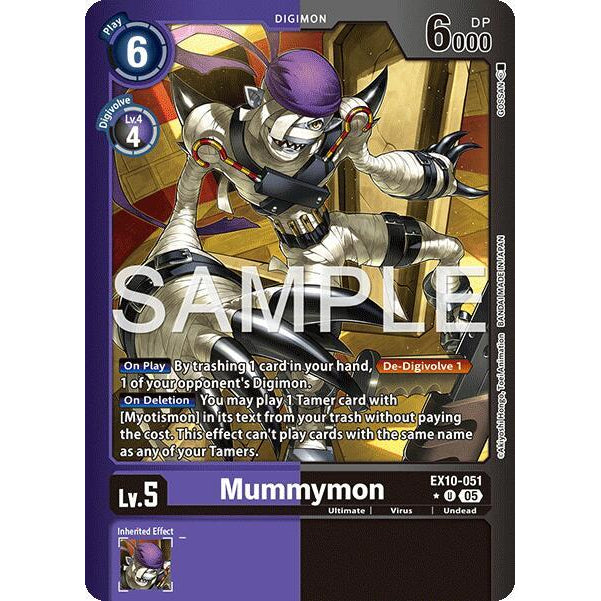 DCG [EX10-051 U] Mummymon (Limited Foil)