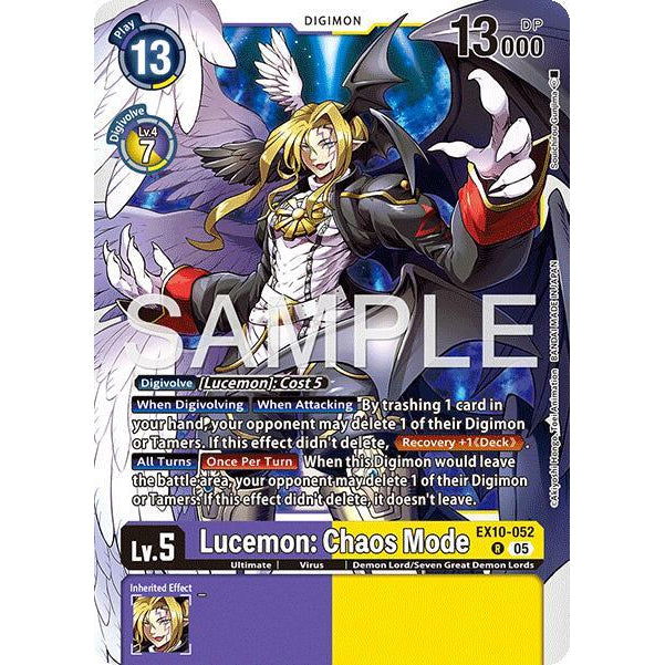 DCG [EX10-052 R] Lucemon: Chaos Mode