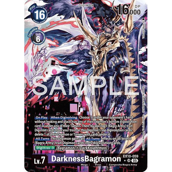 DCG [EX10-059 SR] DarknessBagramon (Alternate Art)