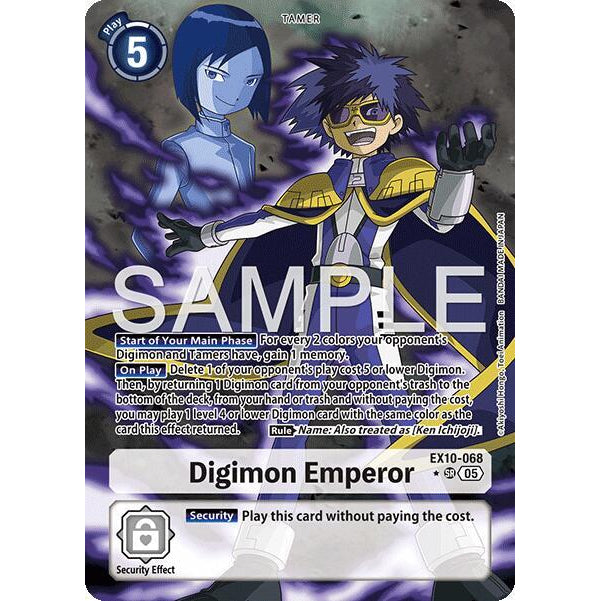 DCG [EX10-068 SR] Digimon Emperor (Alternate Art)