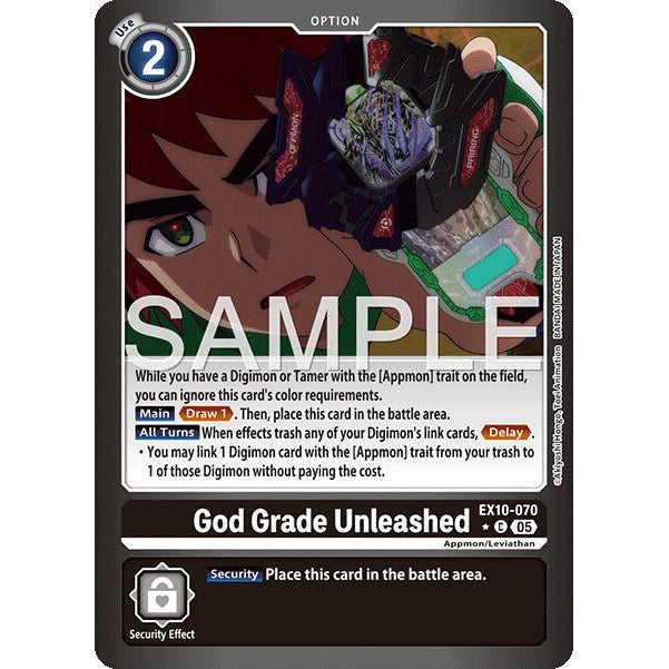 DCG [EX10-070 C] God Grade Unleashed (Limited Foil)