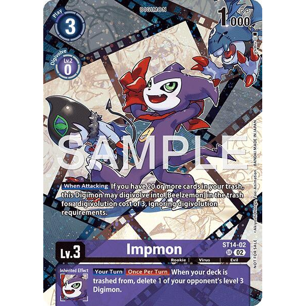 DCG [EX10-ST14-02 SR] Impmon (Sinister Order Legend Pack)