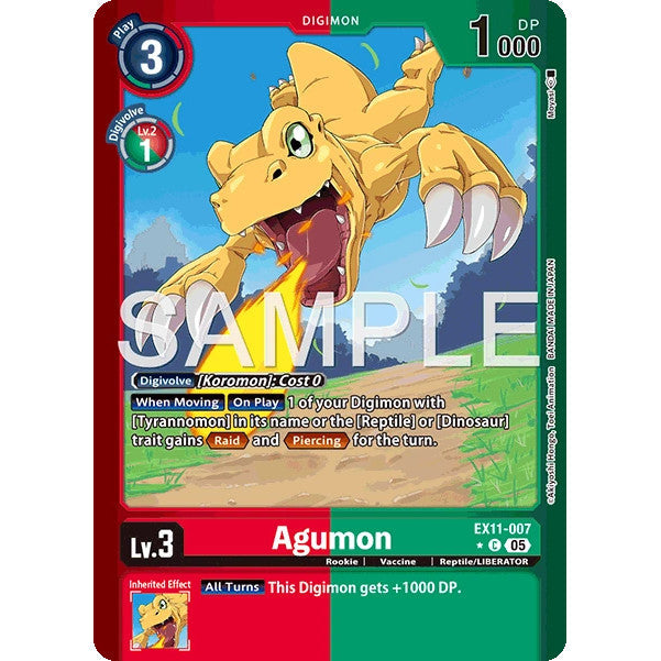 DCG [EX11-007 C] Agumon (Limited Foil)