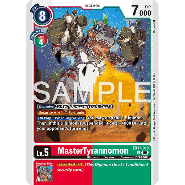 DCG [EX11-010 U] MasterTyrannomon