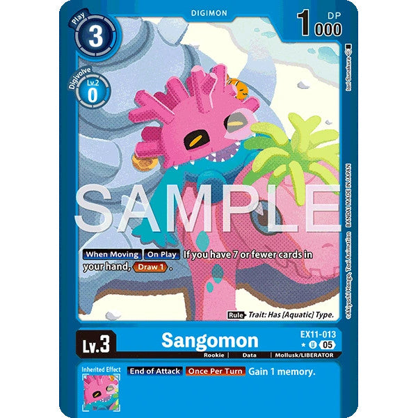 DCG [EX11-013 U] Sangomon (Limited Foil)