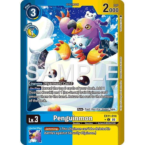 DCG [EX11-014 C] Penguinmon (Limited Foil)