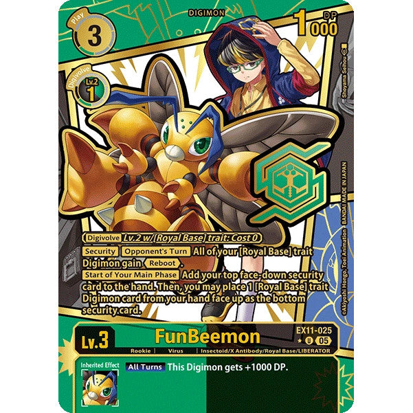 DCG [EX11-025] FunBeemon (Rare Pull)