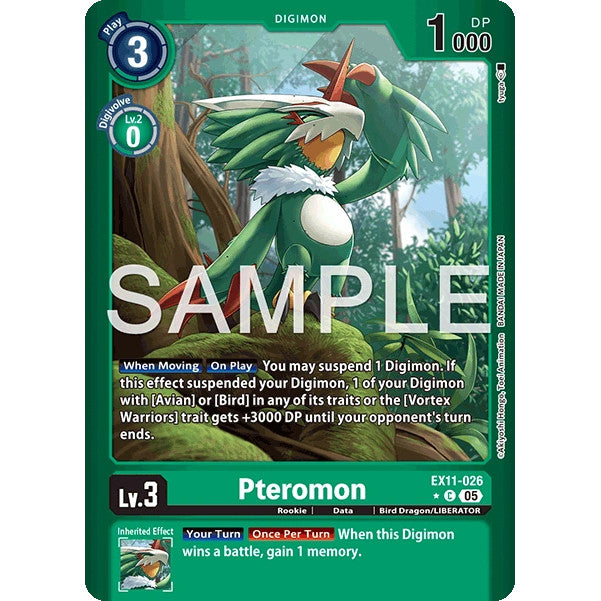 DCG [EX11-026 C] Pteromon (Limited Foil)