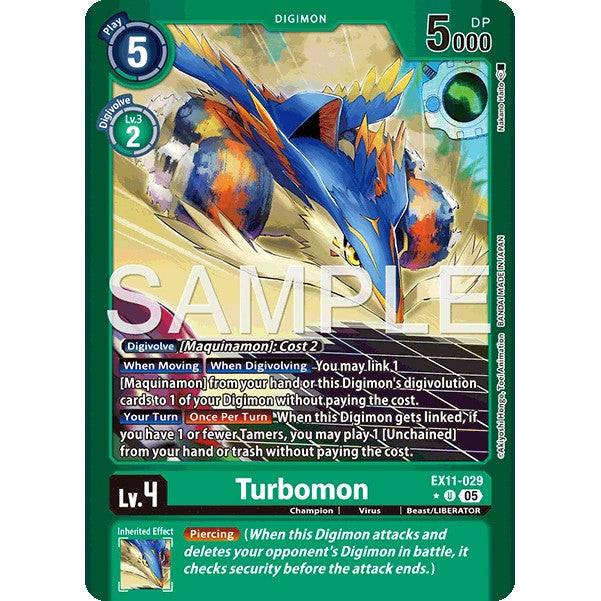 DCG [EX11-029 U] Turbomon (Limited Foil)