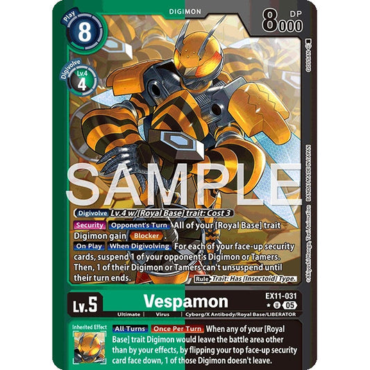 DCG [EX11-031 U] Vespamon (Limited Foil)
