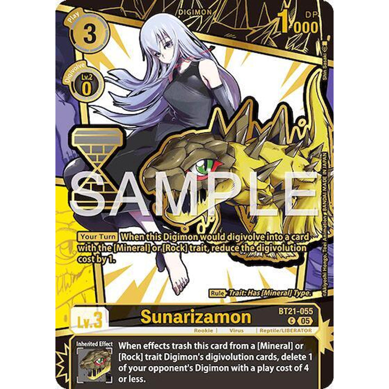 DCG [EX11-BT21-055 C] Sunarizamon (Rare Pull)