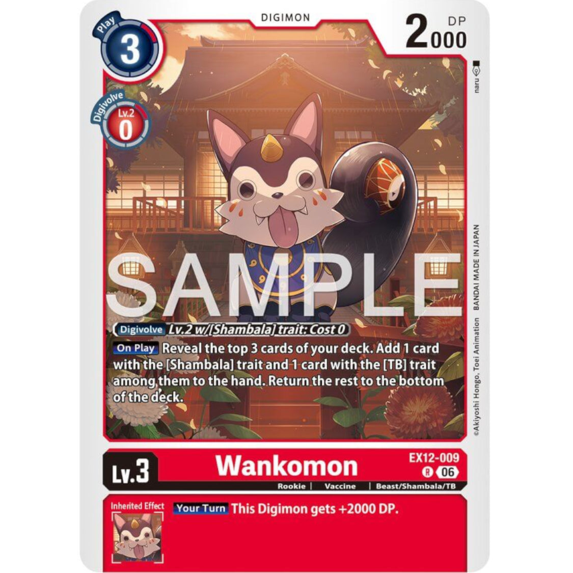 DCG [EX12-009 R] Wankomon
